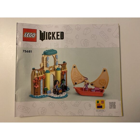 Lego MANUAL ONLY Wicked Glinda, Elphaba & Nessarose at Shiz Uni Set #75681 Bonus - Picture 7 of 8